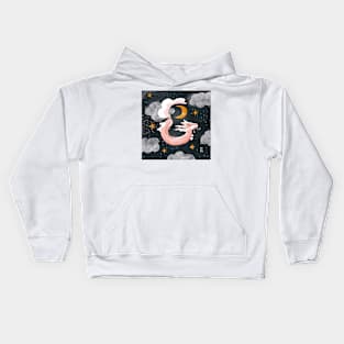 Pink Scale Dragon Kids Hoodie